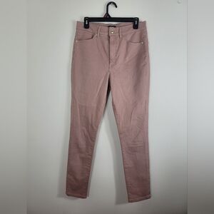 Express High Rise Skinny Jeans Pink Size 10R Women's Dusty Rose